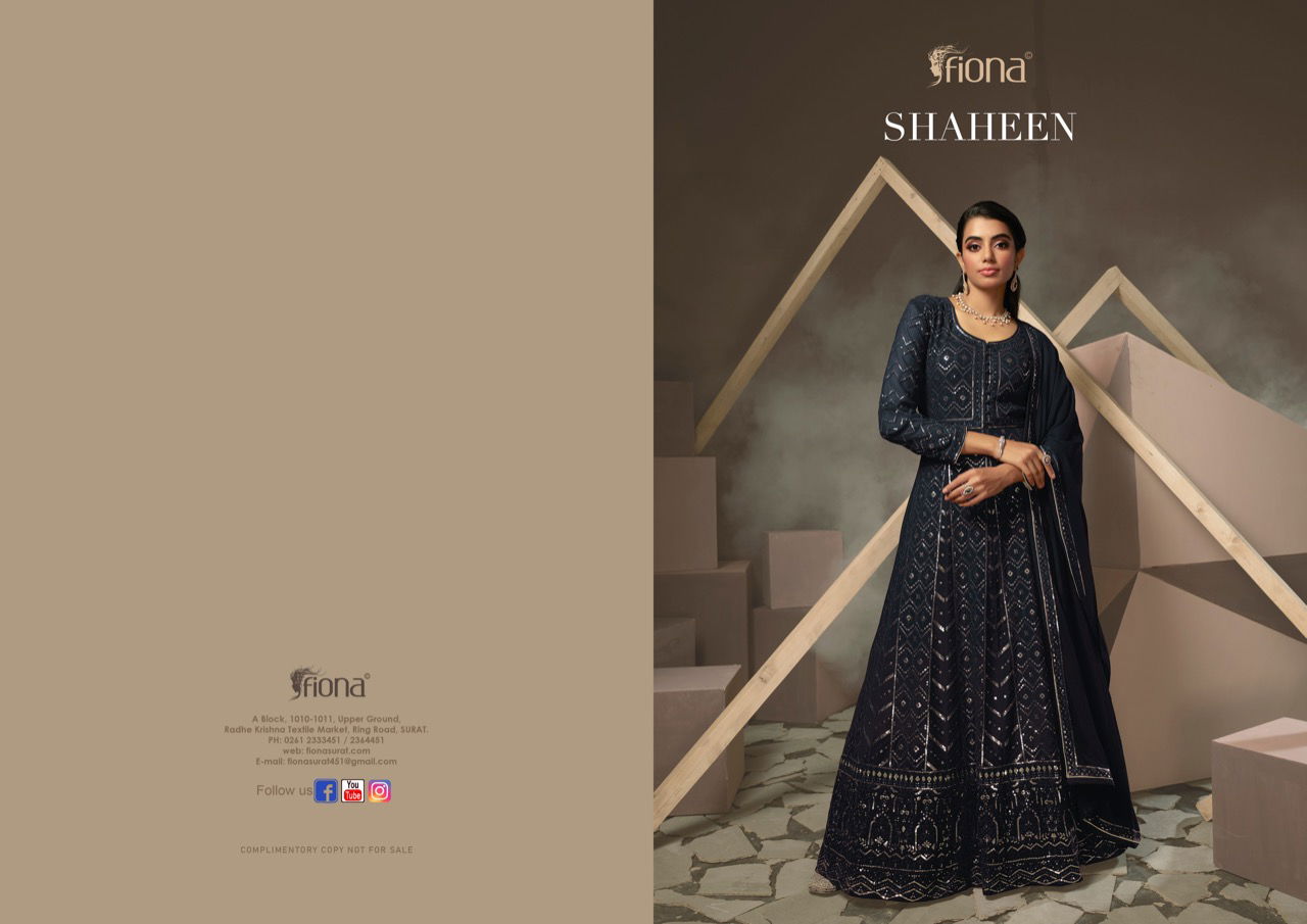 Fiona Shaheen Heavy Wedding Wear Wholesale Gown With Dupatta Catalog